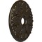 Ekena Millwork Milan Ceiling Medallion (Canopies up to 4 5/8"), 24 1/2"OD x 3 1/2"ID x 1"P, Stone Hearth Crackle CM24MISHC - alternate 3